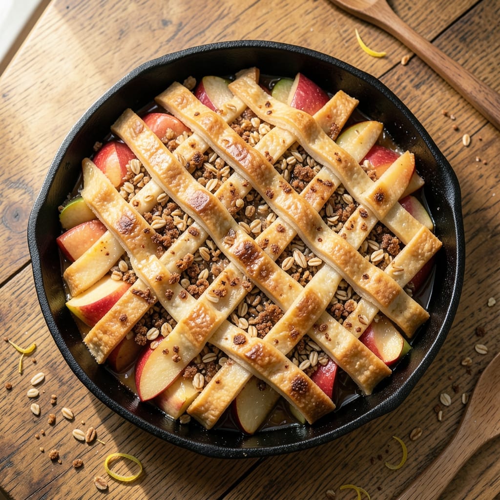 Apple Cobbler Recipe in 8x8 Pan: Spiced Fruit Layers With Golden Streusel Crown