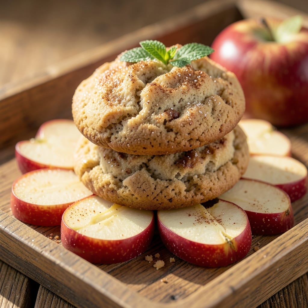 Apple Cinnamon Soft Top Cookies Recipe: Pillowy Softness With Caramelized Cinnamon Swirls