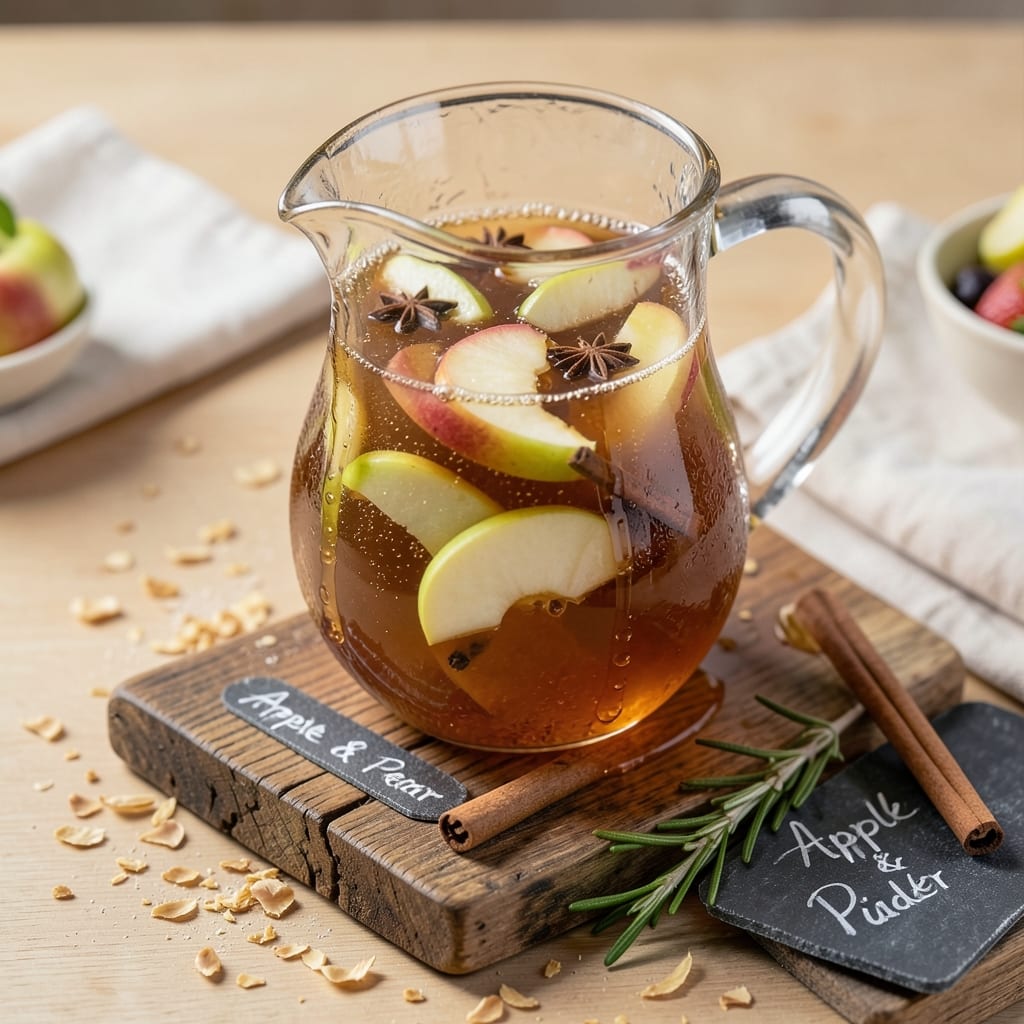 Apple and Pear Cider Recipe: Spiced Simmer with Golden Foam Finish