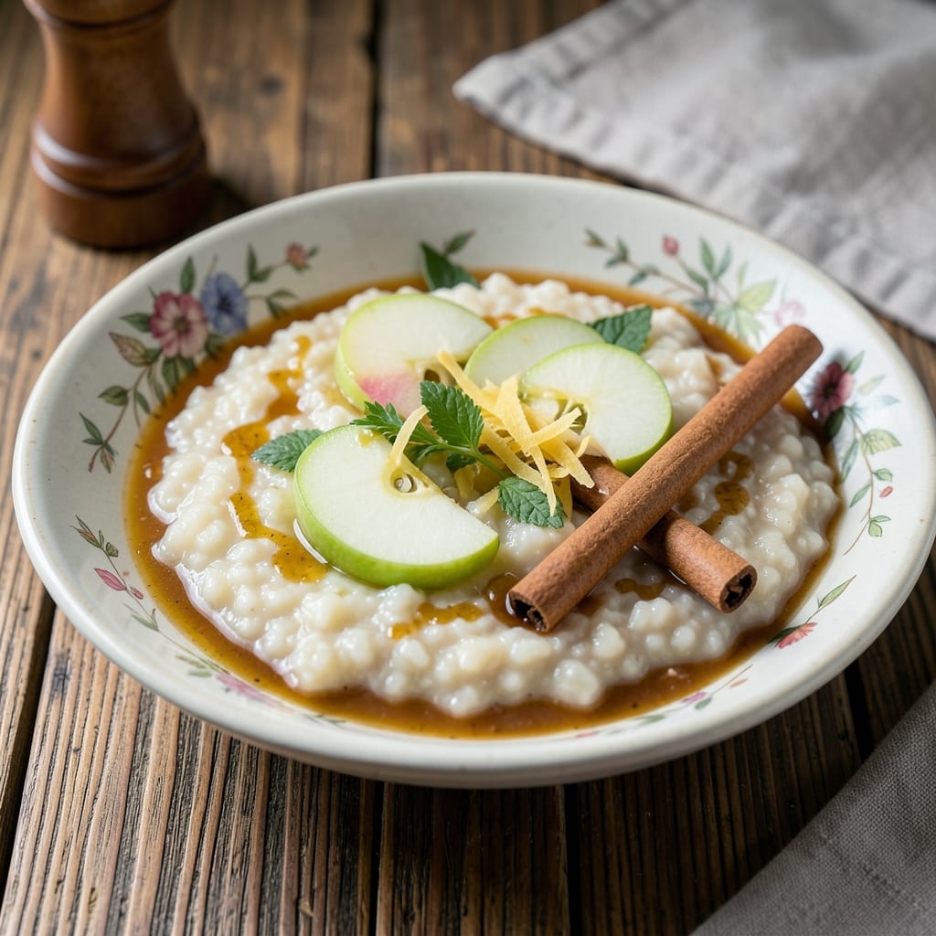 Apple Congee Recipe: Warm Spiced Apple Porridge for Cozy Comfort