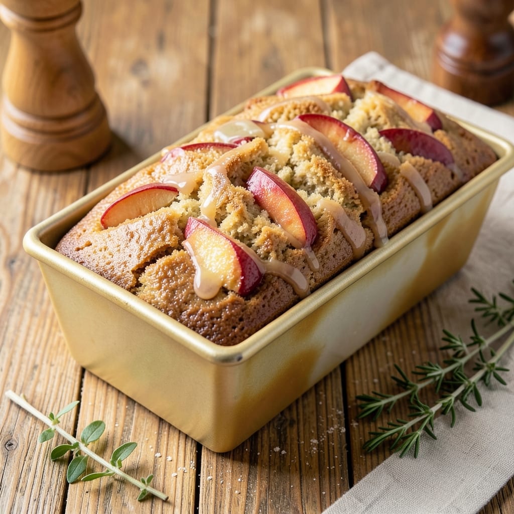 Apple Cake Loaf Tin Recipe: Spiced Apple Layers With Crispy Streusel Crown