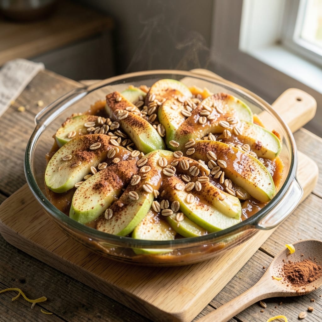 9x12 Apple Crisp Recipe: Warm Spiced Apples Under Buttery Crunch Topping