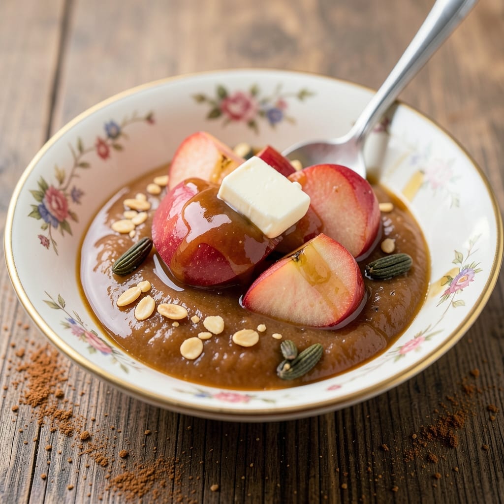Apple Basundi Recipe: Warm Cardamom-Caramelized Cream With Toasted Almonds
