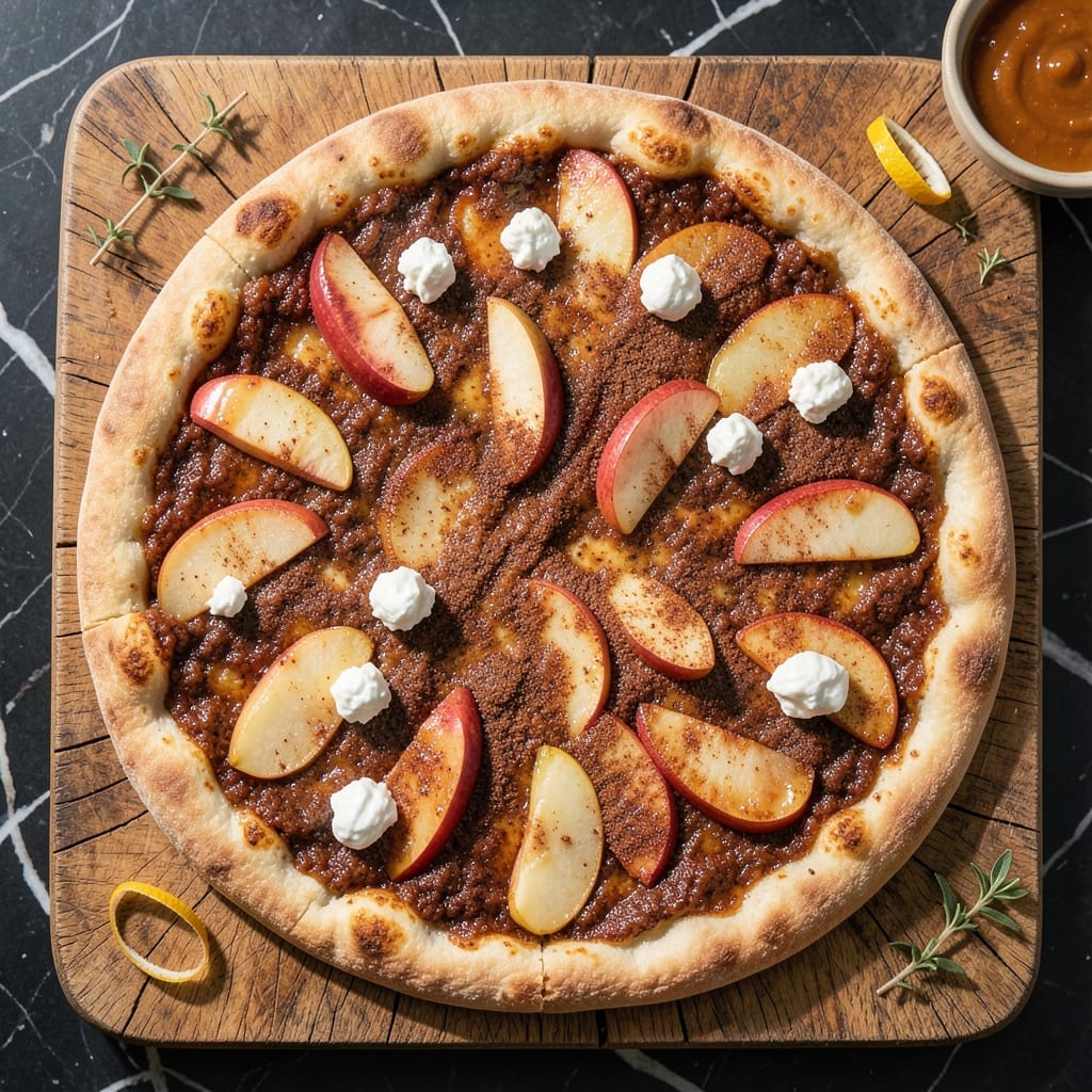 Apple Cinnamon Pizza Recipe: Crispy Crust With Caramelized Apple Bites