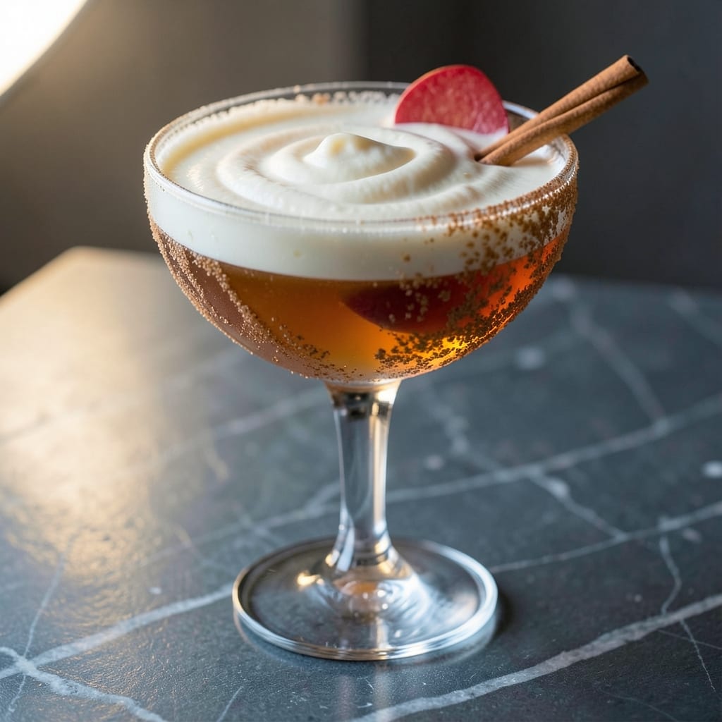 Apple Cinnamon Martini Recipe: Vanilla-Infused Frost with Spiced Apple Swirl