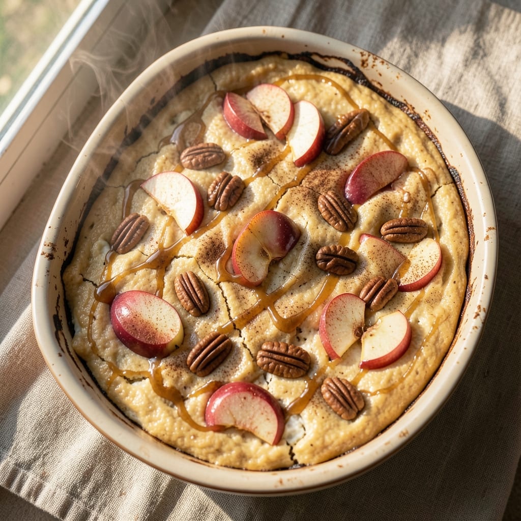 Apple Cinnamon Cottage Cheese Breakfast Bake Recipe: Warm Spiced Crunch Meets Protein-Packed Filling