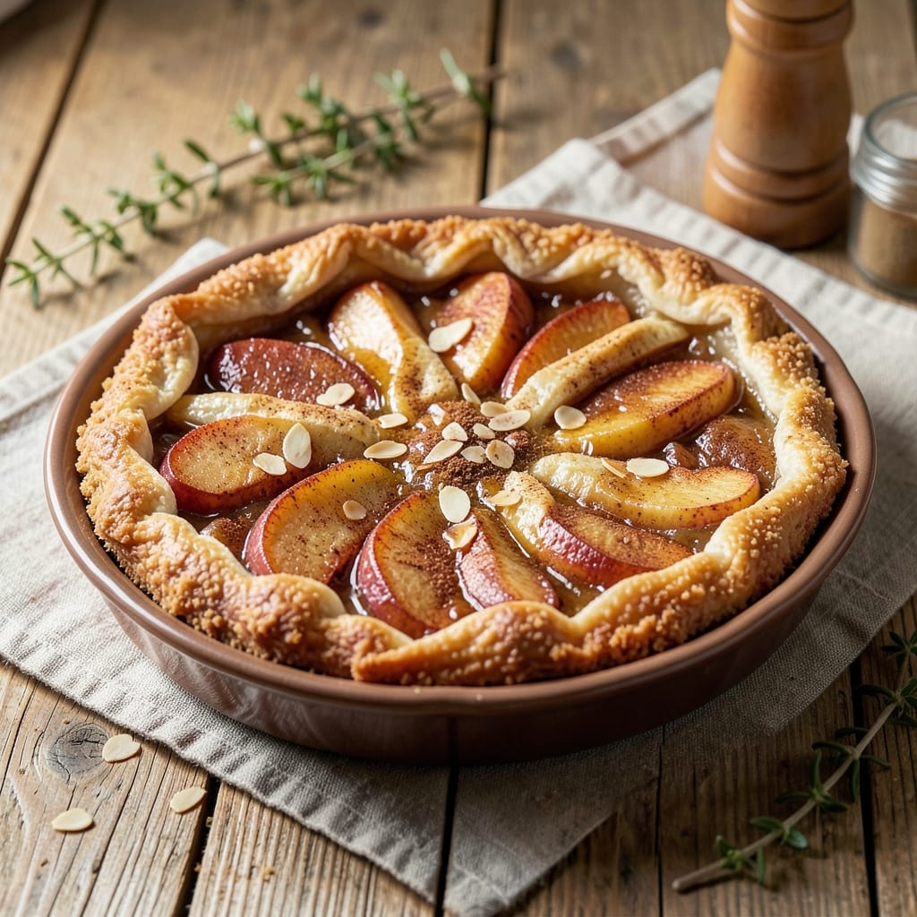 Alsace Apple Tart Recipe: Rustic Streusel Hugs Warm Spiced Fruit