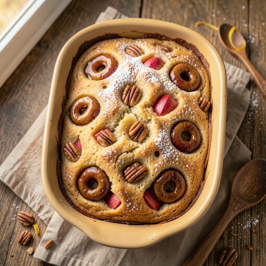 Apple Cider Donut Quick Bread Recipe: Spiced Streusel Hugs Warm Apple Filling