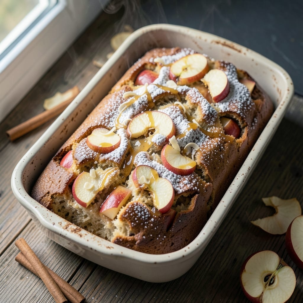 Apple Cinnamon Applesauce Bread Recipe: Warm Spiced Loaf With Buttery Crunch Top