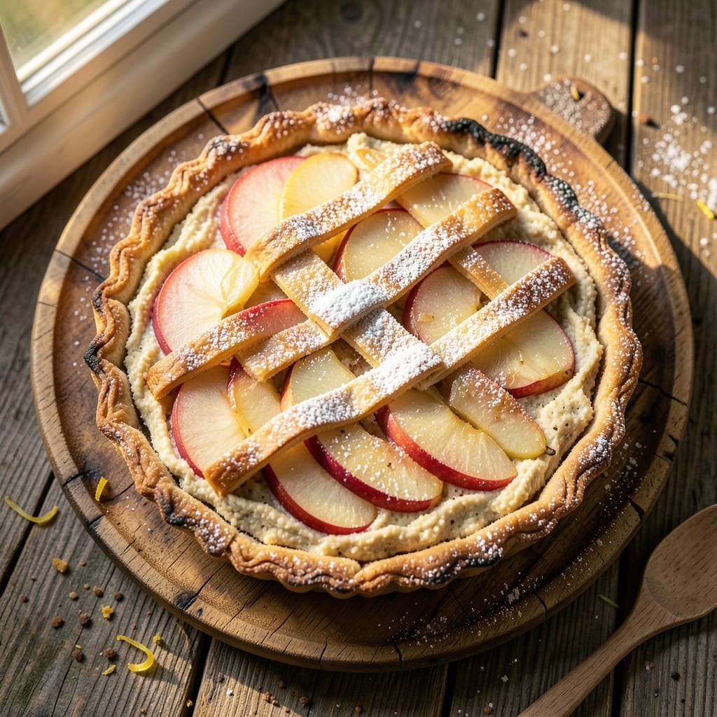 Apple and Pear Frangipane Tart Recipe: Buttery Crust Hugs Spiced Fruit Layers