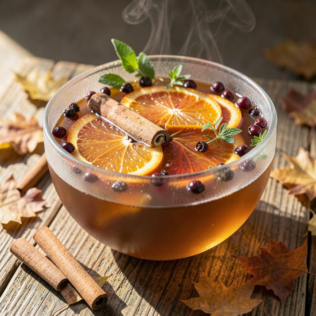Alcoholic Apple Cider Punch Recipe: Boozy Spice Fizz for Crowds