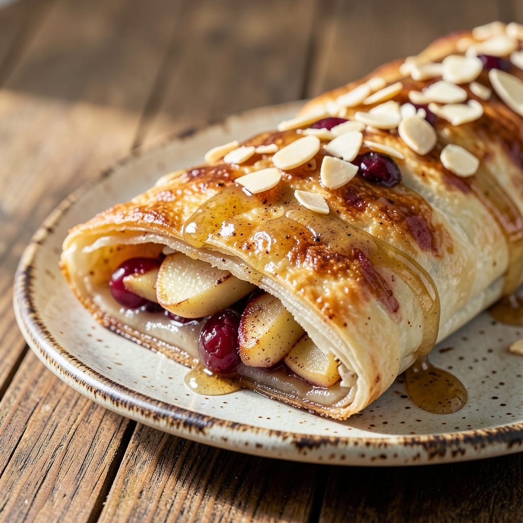 Apple Cranberry Strudel Recipe: Flaky Layers with Spiced Fruit Twist