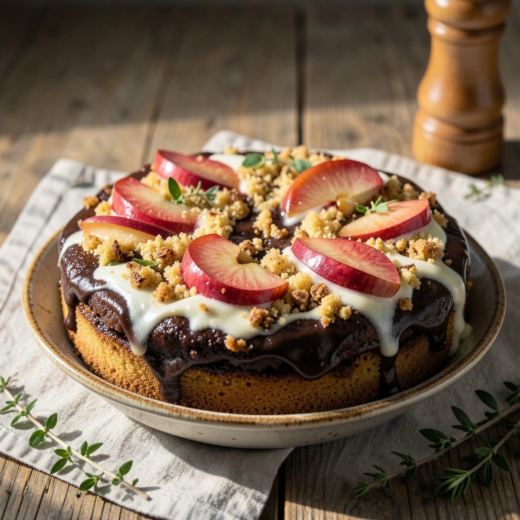 Apple Coffee Cake Recipe With Yogurt: Moist Layers and Vanilla Streusel Swirl