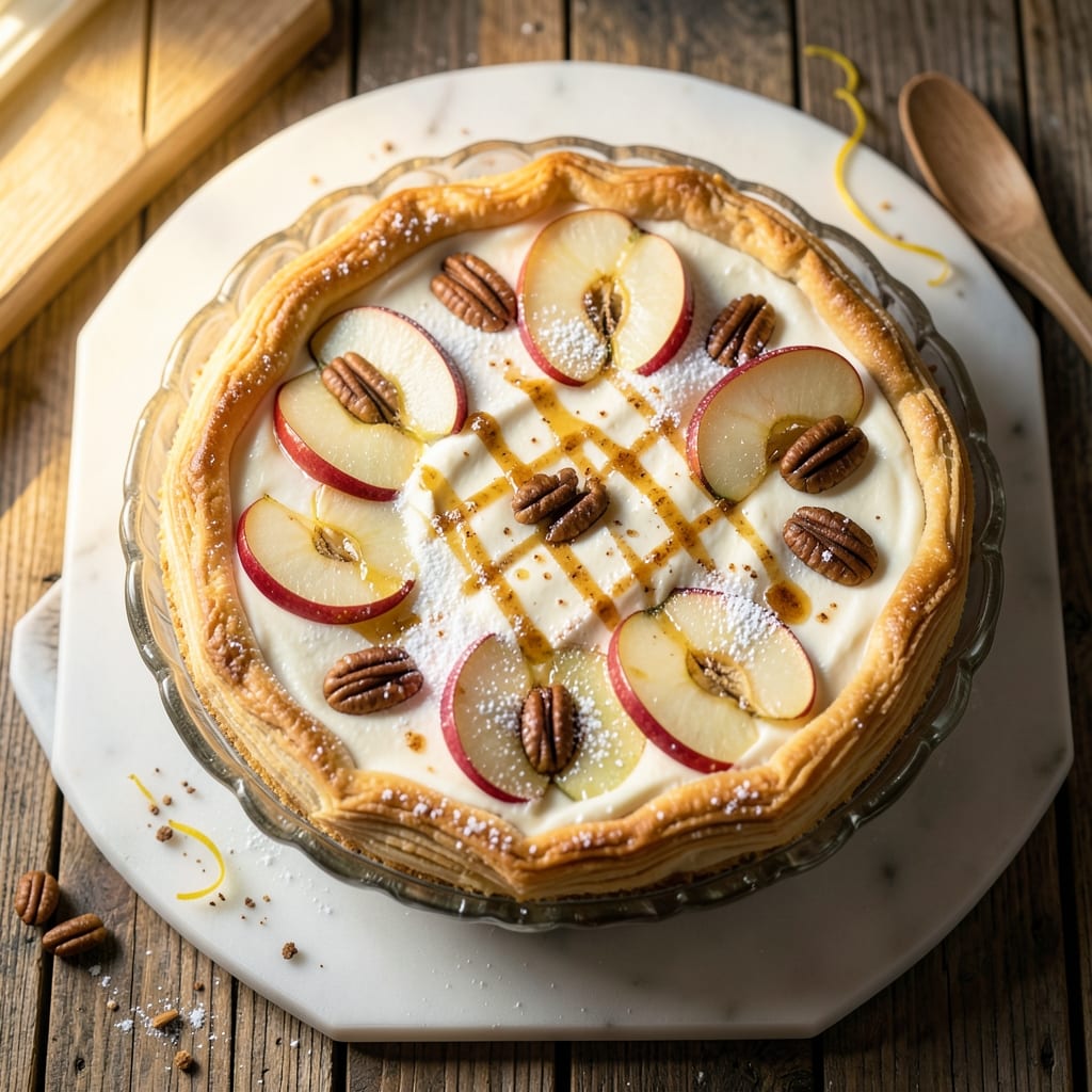 Apple Cheesecake Puff Pastry Recipe: Spiced Apple Filling Hugged by Golden Layers
