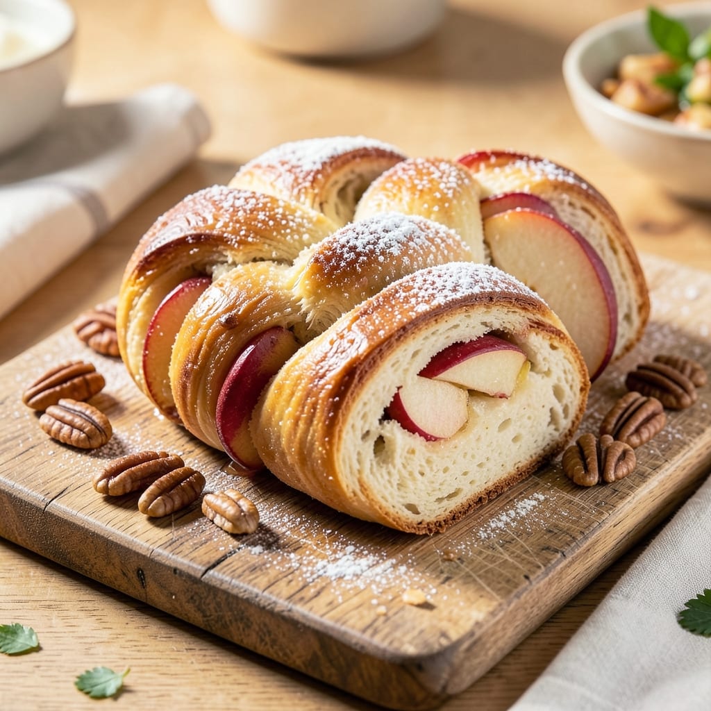 Apple Braid Bread Recipe: Buttery Streusel Twists Over Warm Spiced Apple Swirls