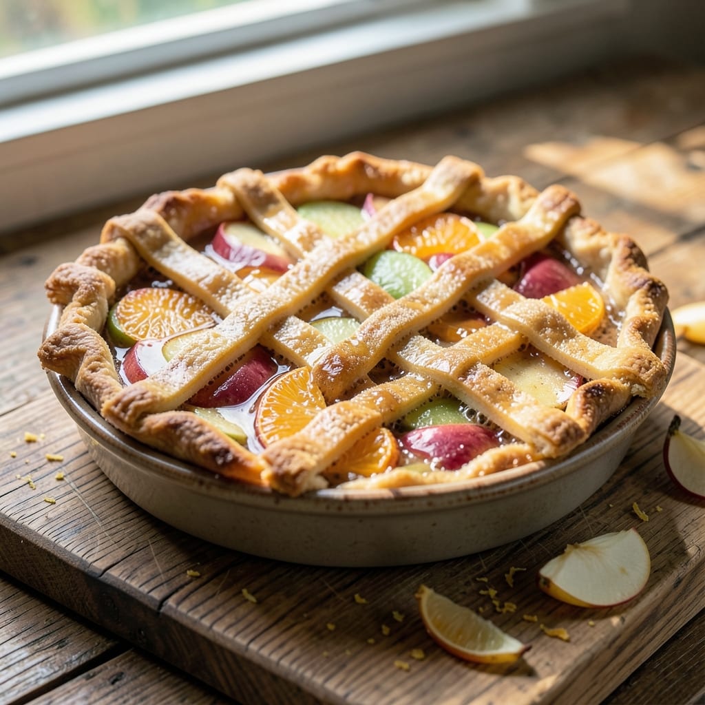 Apple and Orange Pie Recipe: Citrus-Kissed Crust and Spiced Filling Harmony