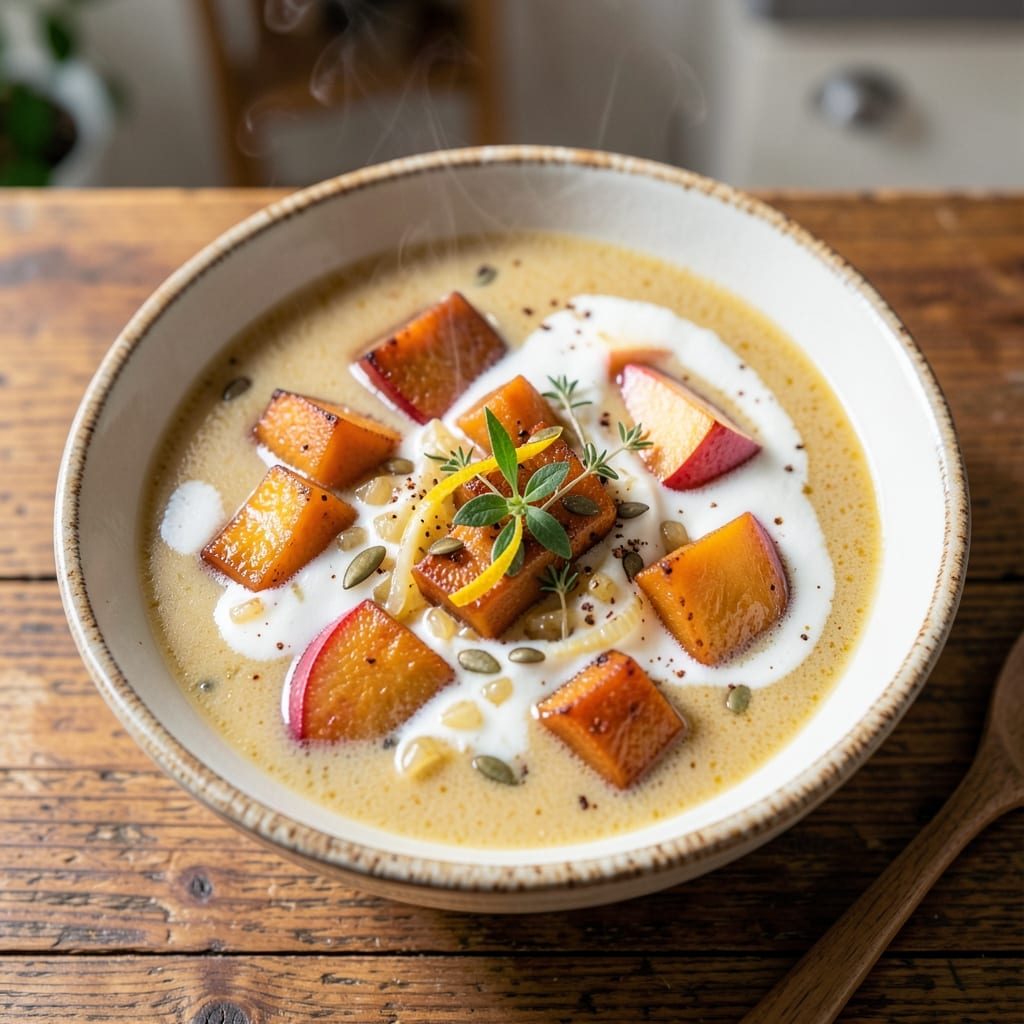 Acorn Squash and Apple Soup Recipe: Spiced Roast Meets Velvety Broth Magic