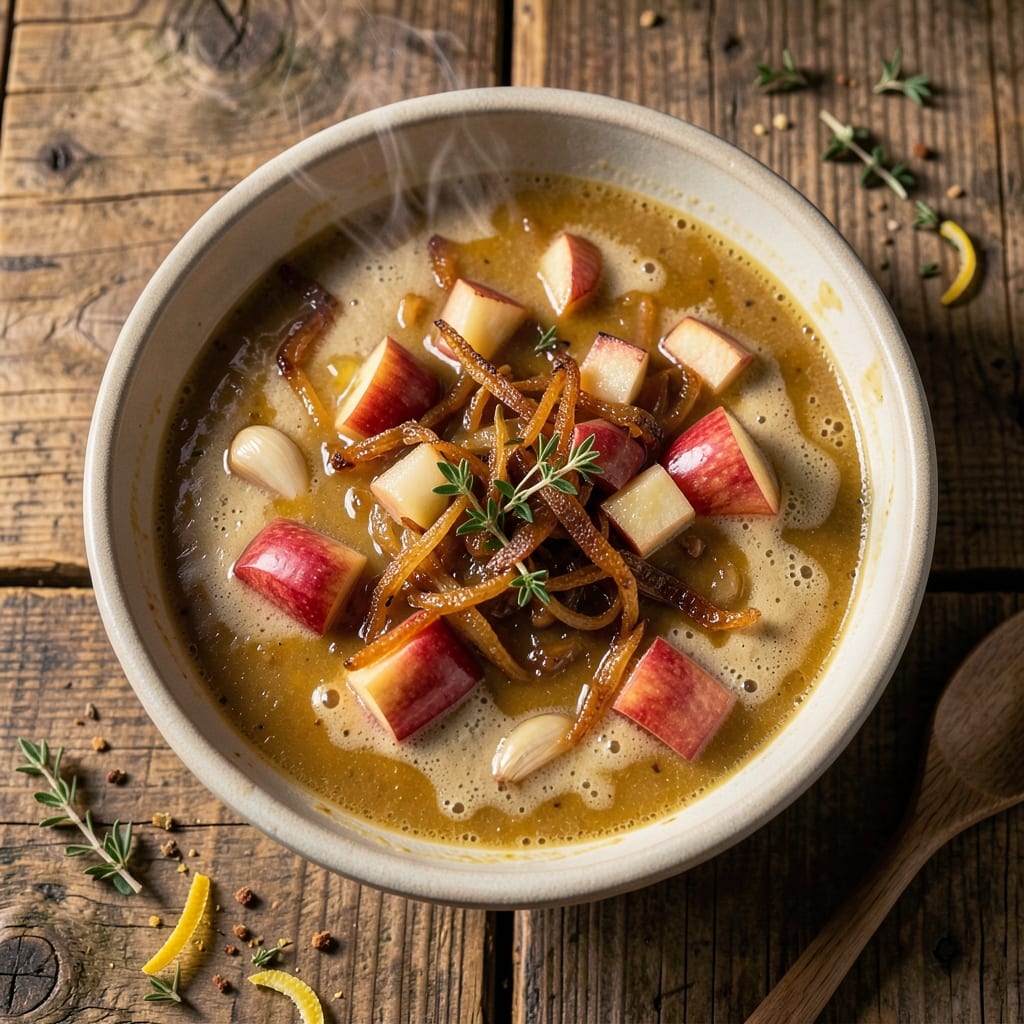 Apple and Onion Soup Recipe: Sweet-Savory Simmer With Caramelized Depth