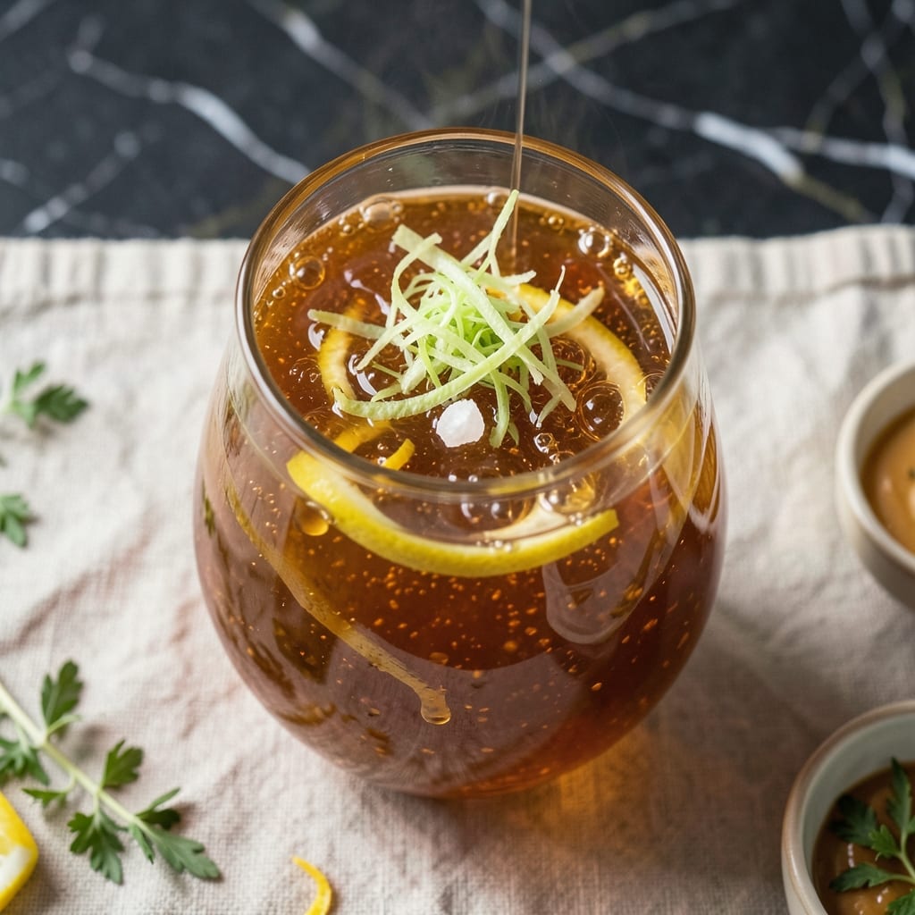 Apple Cider Vinegar, Honey, and Lemon Juice Recipe: Gut-Friendly Elixir in Minutes